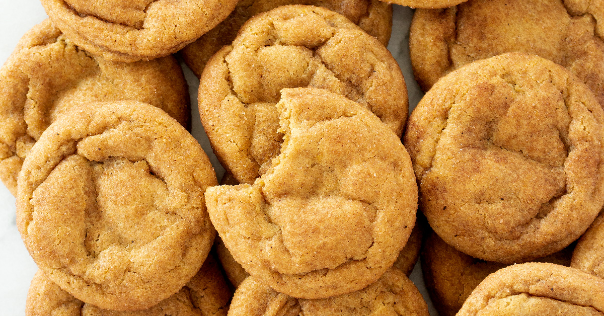 Pumpkin Snickerdoodles - Sarahs Bake Studio