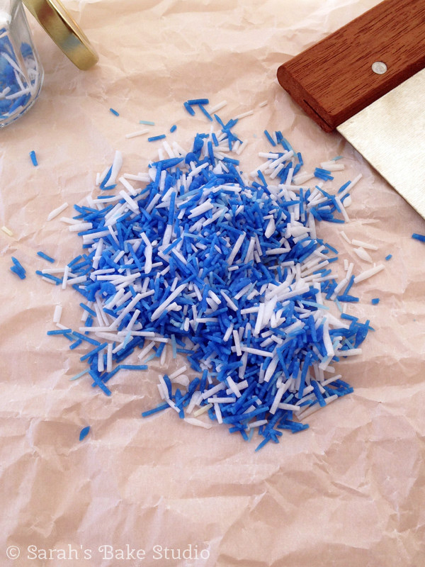 Blue and White Sprinkles