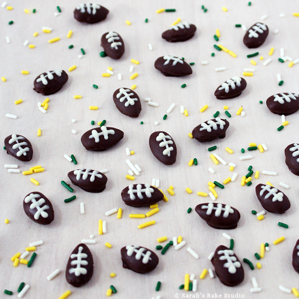 Dark Chocolate Football Almonds