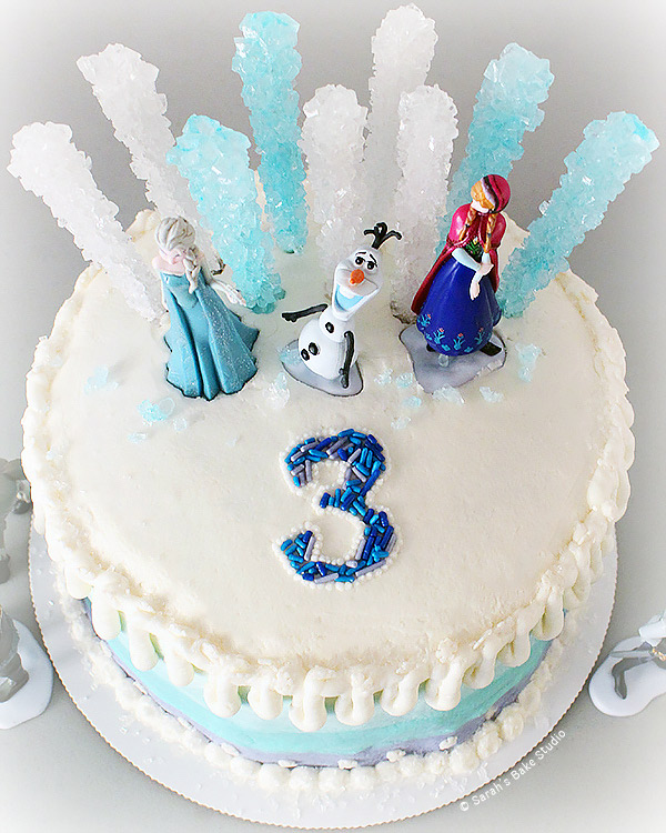 Frozen Princess Birthday Cake-mncb.edu.vn