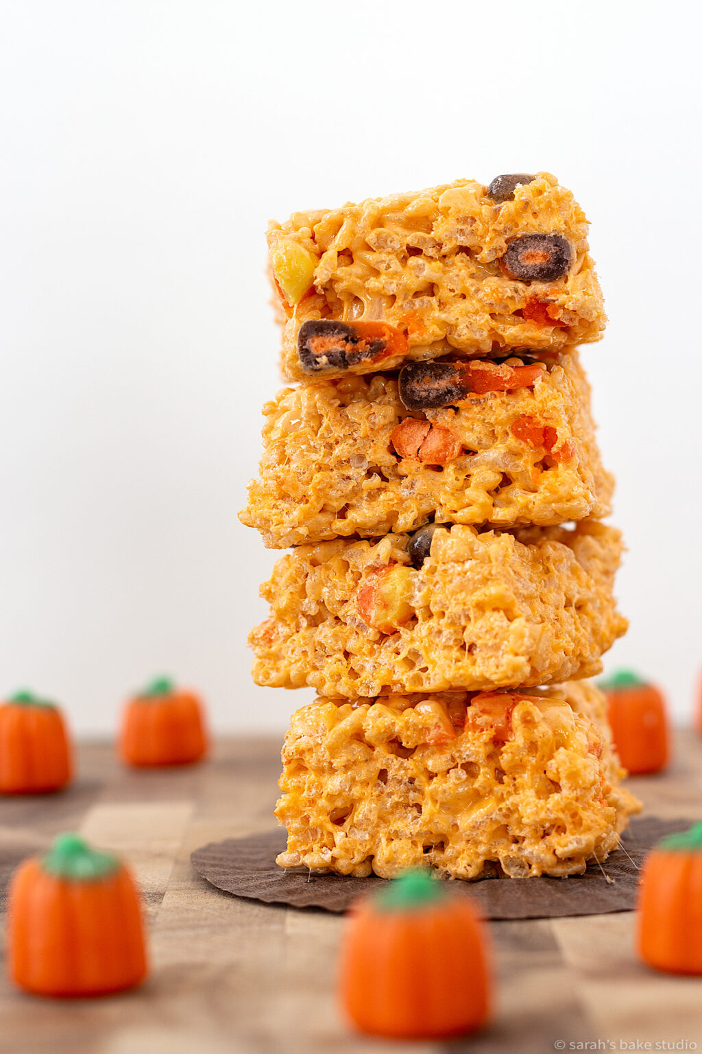 Candy Corn Rice Krispies Treats