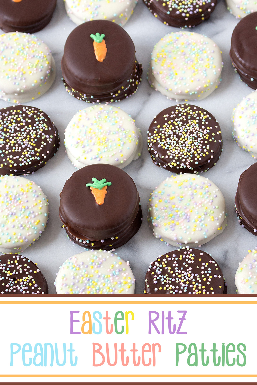 Easter Ritz Crackers Easter Ritz Peanut Butter Patties • Sarahs Bake Studio
