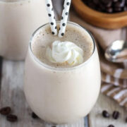 Vanilla Latte Protein Smoothie.