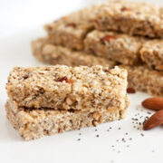 Chewy Almond Poppy Seed Granola Bars.