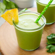 Pineapple Green Smoothie.