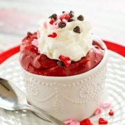 red velvet pudding