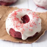 gluten free red velvet donuts