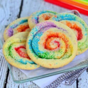 rainbow pinwheel cookies