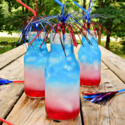 July 4th Layered Drinks.