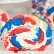 Red White and Blue Cake Roll.