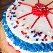 Easy Patriotic Cake