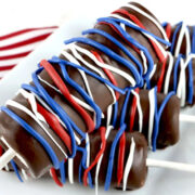 Patriotic Marshmallow Pops