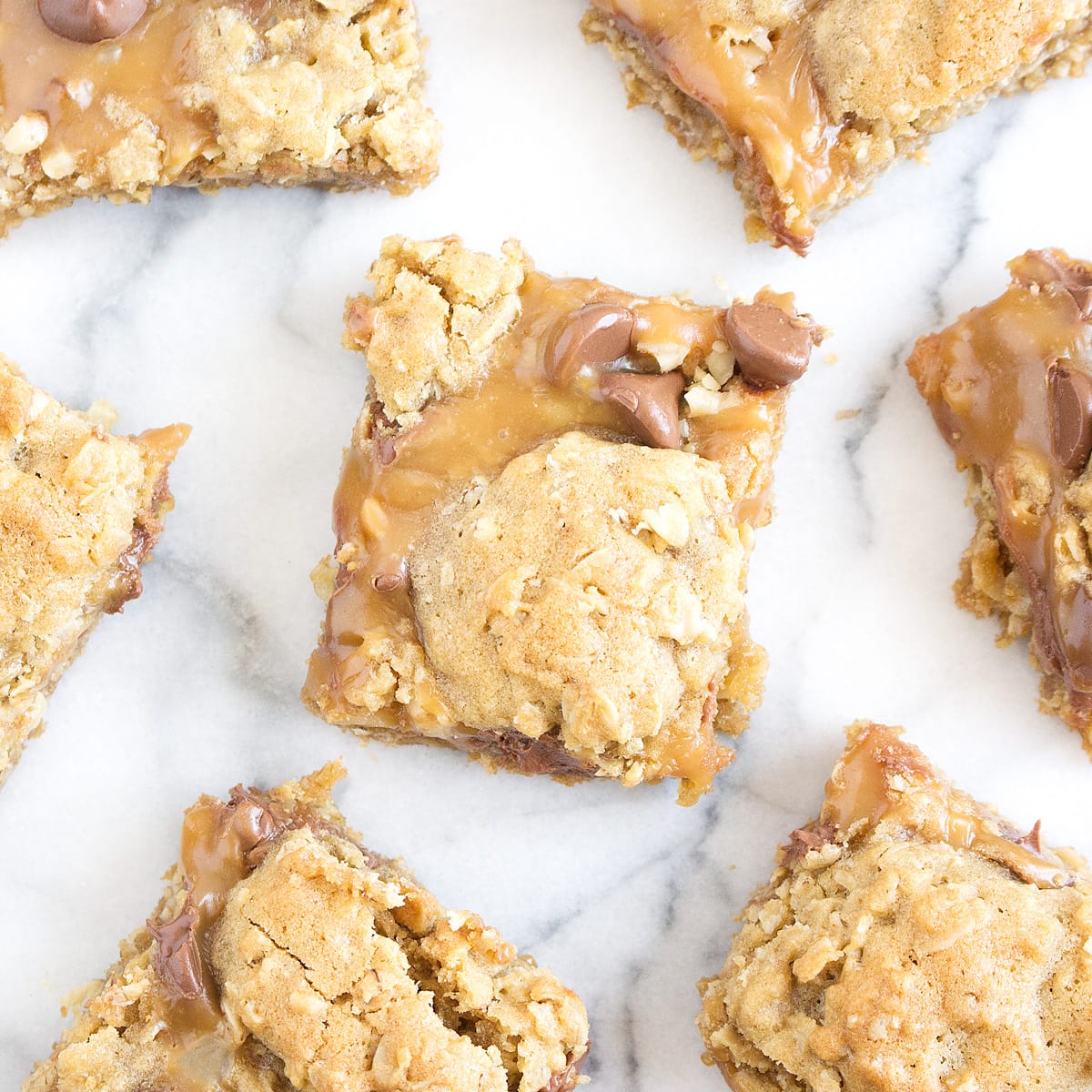 Oatmeal Caramel Bars • Sarahs Bake Studio
