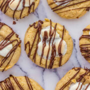 S'mores Thumbprint Cookies.