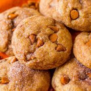 cinnamon chip pumpkin cookies