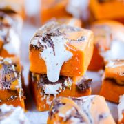 pumpkin nutella marshmallow fudge