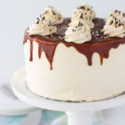 chocolate cake with salted caramel frosting