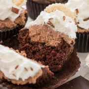 french silk cupcakes