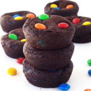 chocolate m&m cookie cups