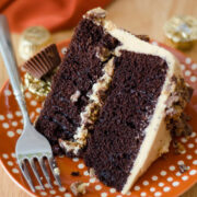 dark chocolate layer cake