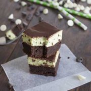 mint chip mousse brownies