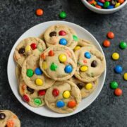 Chewy M&M Cookies.