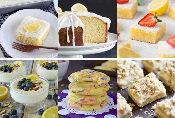 The Great Big List of Lemon Desserts - a great big list of 240 scrumptious lemon desserts from around the web that will tickle your fancy, curl your toes, and make you LOVE-LOVE lemon desserts.