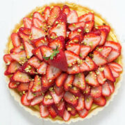 No Bake Strawberry Pistachio Cardamom Tart from Spoonful of Flavor.