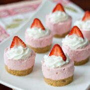 Strawberry Cheesecake Bites from Erica's Sweet Tooth.