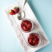 Strawberry Chia Jam from Sidewalk Shoes.