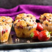 Strawberry Chocolate Chip Muffins from Simply Bake.