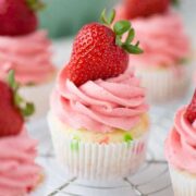 Strawberry Confetti Cupcakes from Your Cup of Cake.