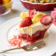 Strawberry Lemon Icebox Pie from The Crumby Kitchen.