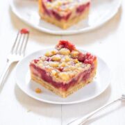 Strawberry Lemonade Bars from Averie Cooks.