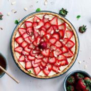 Strawberry Marscarpone Tart from Powered by Mom.