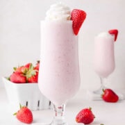 Strawberry Milkshake from Rachel Cooks.
