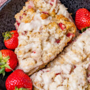 Strawberry Scones from Tastes of Lizzy T.