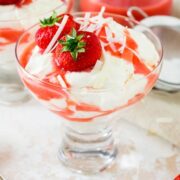 Strawberry White Chocolate Fool from Annie's Noms.