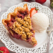 Streusel Topped Strawberry Pie from The Recipe Rebel.