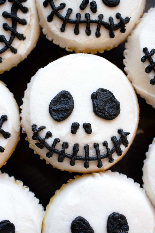 Jack Skellington Cupcakes • Sarahs Bake Studio