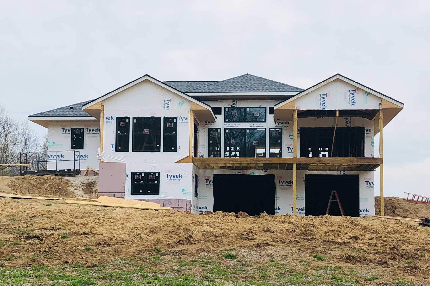 Life Is Sweet May 2019 - Progress on the Back of Our House.