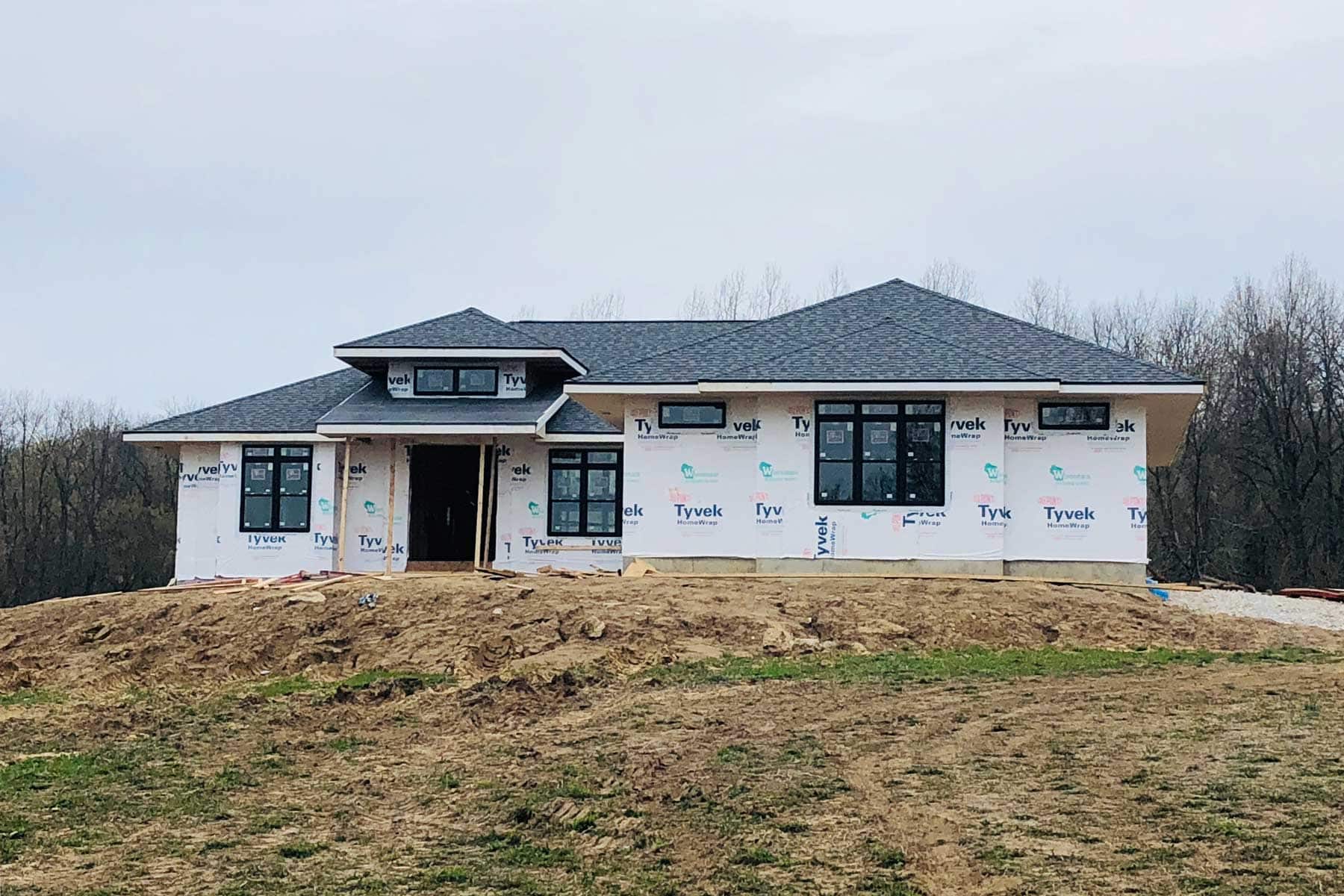 Life Is Sweet May 2019 - Progress on the Front of Our House.