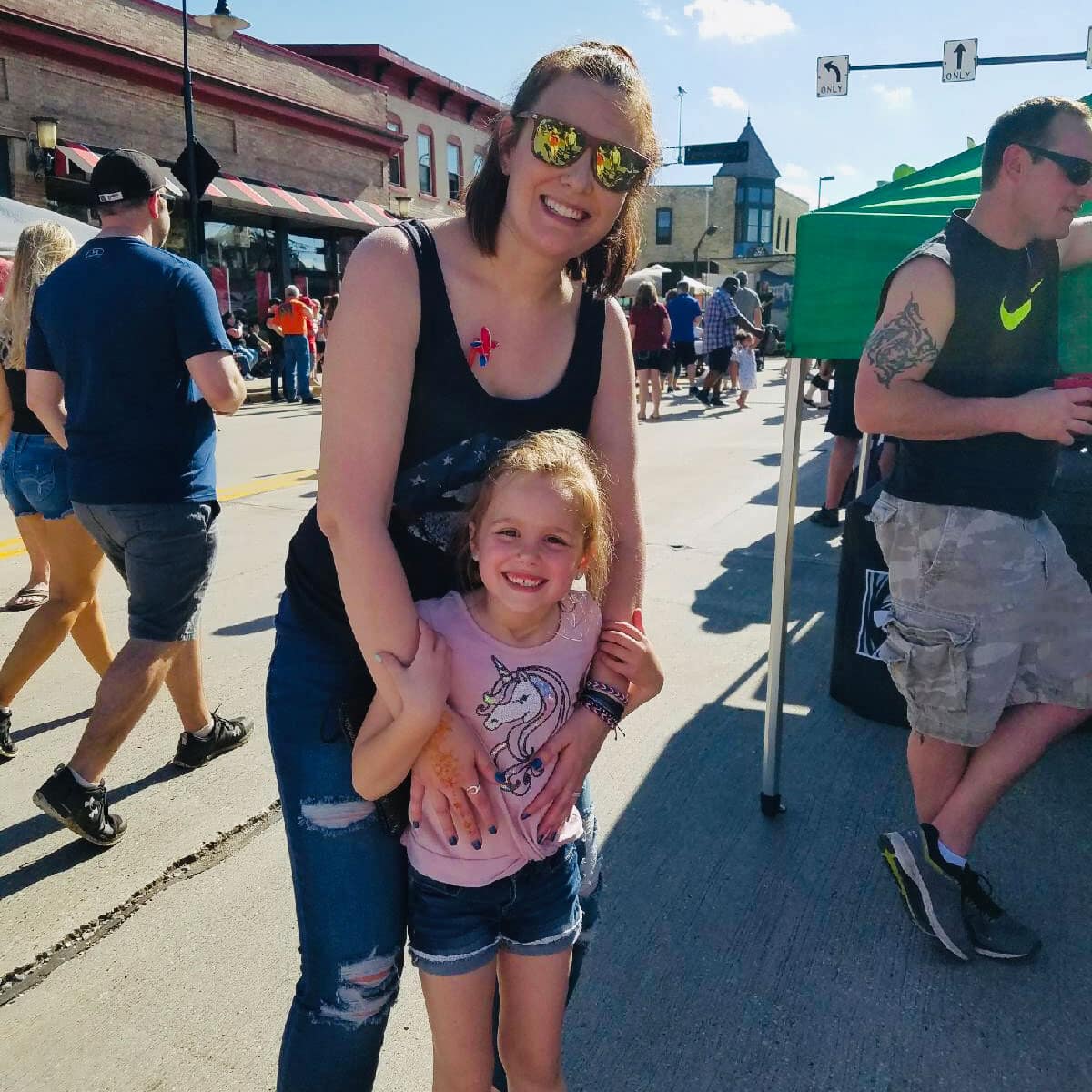 Life Is Sweet May 2019 - My Niece and I at Falls Memorial Fest.