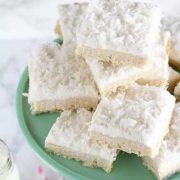 frosted coconut sugar cookie bars