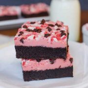 peppermint chip brownies