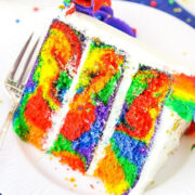 rainbow swirl cake