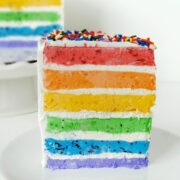 rainbow ice cream cake
