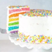 rainbow layer cake