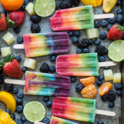 rainbow popsicles
