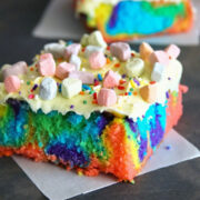 rainbow st patricks day cake